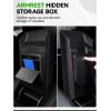 image7PCS Center Console Organizer Tray for 2024 2025 Tesla Model 3 Accessories Armrest Hidden Storage Box Cup Holder Charger Pad for Tesla Model 3 Highland2425 Model 3 7PCS
