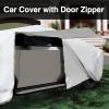 imageCar Cover Compatible with Tesla Cybertruck Water Resistant All Weather Car Covers with Zipper Door for Cybertruck Accessories
