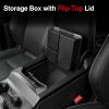 imageCenter Console Organizer Tray Compatible with Tesla Cybertruck 2024Armrest Storage Tray with USB Expansion Docks for Cybertruck Accessories