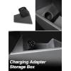imageCharging Adapter Storage Box Compatible with Tesla Cybertruck 2024 Durable ABS Adaptor Door Dock for Cybertruck Accessories Adaptor Not Included