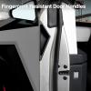 imageFingerprint Resistant Door Handles Compatible with Tesla Cybertruck 2024 Fingerprint Free Door Closer Inserts for Cybertruck Accessories 4pcs