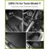 imageFloor Mats for 2025 2024 Tesla Model 3 Highland All Weather TPE Cargo Liner Floor Mats Frunk Trunk Mats fit Tesla Model 3 Accessories 2024 2025 6 PCS2124 Model Y