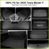 imageFloor Mats for 2025 2024 Tesla Model 3 Highland All Weather TPE Cargo Liner Floor Mats Frunk Trunk Mats fit Tesla Model 3 Accessories 2024 2025 6 PCS25 Model Y