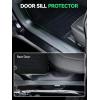 imageFull Set Floor Mats and Door Sill Protector for 2024 Tesla Model 3 Highland Accessories
