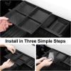 imageGlove Box Dividers Organizer Tray for Tesla Cybertruck 2024 CoPilot Gloves Storage Box Console Tray for Cybertruck Accessories Builtin Silicone Pad