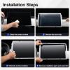 imageMatte Screen Protector Compatible with Tesla Cybertruck 2024 Anti Fingerprint Tempered Glass Screen Guards for Cybertruck Accessories 2 Pcs Front ampamp Rear