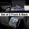imageMatte Screen Protector Compatible with Tesla Cybertruck 2024 Anti Fingerprint Tempered Glass Screen Guards for Cybertruck Accessories 2 Pcs Front ampamp Rear