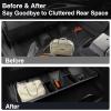 imageRear Under Seat Storage Box Compatible with Tesla Cybertruck 2024 Second Row Under Seat Organizer with Modular Storage Box for Cybertruck Accessories