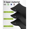 imageTesla Model 3 Floor Mats 2023 2022 2021 3PCS All Weather Complete Set Floor Mats Cargo Liners Rear Trunk Frunk Rear Storage Mats Accessories