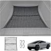 imageCargo Elastic Mesh Net for Tesla Cybertruck 2024 Aluminum Alloy Carabiner Truck Bed Organizer Net for Cybertruck Accessories