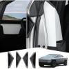 imageFingerprint Resistant Door Handles Compatible with Tesla Cybertruck 2024 Fingerprint Free Door Closer Inserts for Cybertruck Accessories 4pcs