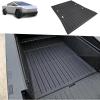 imageTrunk Bed Mat Compatible with Tesla Cybertruck 2024 Divider Fit All Weather TPE Waterproof Pickup Cargo Bed Liner for Cybertruck Accessories 3mm Truck Bed Mat