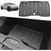 imageTrunk Lower Bed Storage Mat for Tesla Cybertruck 2024 All Weather TPE Waterproof Pickup Rear Cargo Lower Liner for Cybertruck Accessories 25mm Lower Bed Mat