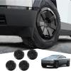 imageWheel Cover Hubcaps Compatible with Tesla Cybertruck 2024 Matte Black Rim Protector Wheel Hub Caps for Cybertruck Accessories 4 Pcs Only Compatible with All Terrain Tires