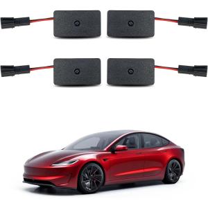 imageCar Door Lights Logo Projector for Tesla Model Y 3 2026 2025 20192024 Model S X 20172021 Accessories UltraBright HD LED Puddle Car Welcome Door Lights No Fade 3D Wireless Shadow Light4 Pack
