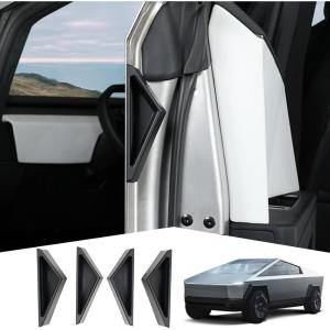 imageFingerprint Resistant Door Handles Compatible with Tesla Cybertruck 2024 Fingerprint Free Door Closer Inserts for Cybertruck Accessories 4pcs