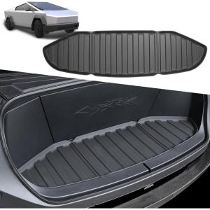 imageFront Frunk Mat Compatible with Tesla Cybertruck 2024 All Weather TPE Front Truck Waterproof Mat for Cybertruck Accessories HeavyDuty 25mm Frunk Mat