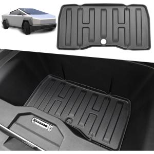imageTrunk Lower Bed Storage Mat for Tesla Cybertruck 2024 All Weather TPE Waterproof Pickup Rear Cargo Lower Liner for Cybertruck Accessories 25mm Lower Bed Mat