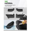 image4PCS Door Side Storage Box FullWrap Pocket Liner compatible with 2026 2025 Tesla Model Y Juniper Accessories TPE Front and Rear Full Cover Door Side Organizer Tray