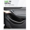 image4PCS Door Side Storage Box FullWrap Pocket Liner compatible with 2026 2025 Tesla Model Y Juniper Accessories TPE Front and Rear Full Cover Door Side Organizer Tray