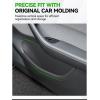 image4PCS Door Side Storage Box FullWrap Pocket Liner compatible with 2026 2025 Tesla Model Y Juniper Accessories TPE Front and Rear Full Cover Door Side Organizer Tray