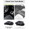 image:imageFloor Console Organizer for Tesla Model Y Standard 2025 2026 Multifunctional Aisle Storage Box for Accessories Silicone